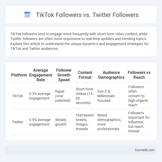 TikTok Followers vs. Twitter Followers - What is The Difference?