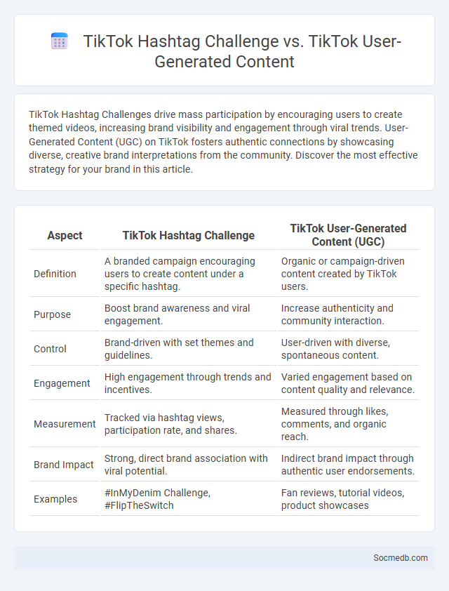 TikTok Hashtag Challenge vs. TikTok User-Generated Content - What is The Difference?