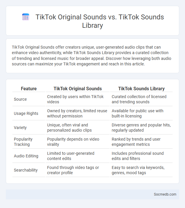 TikTok Original Sounds vs. TikTok Sounds Library - What is The Difference?