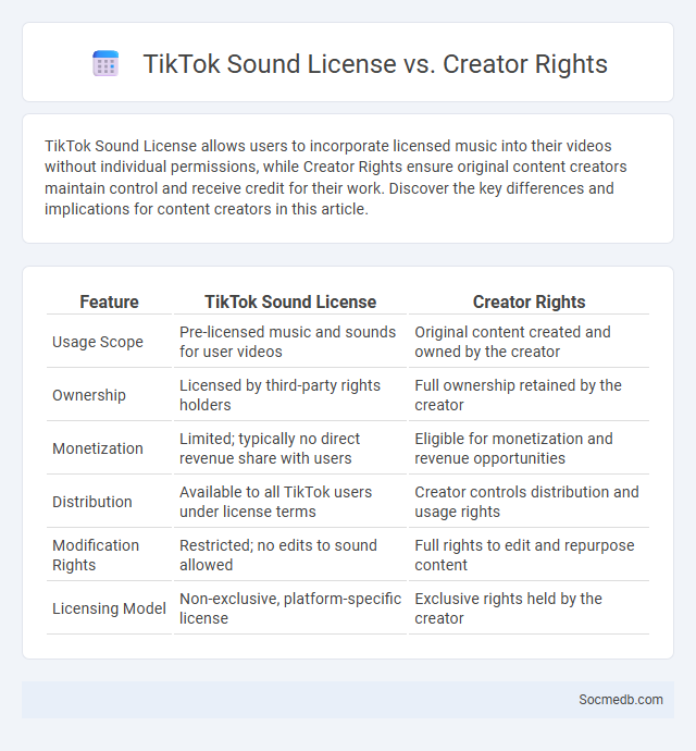 TikTok Sound License vs. Creator Rights - What is The Difference?