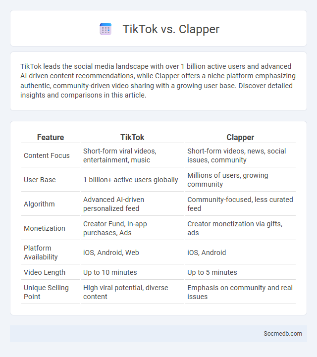 TikTok vs. Clapper - What is The Difference?
