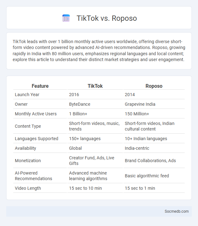 TikTok vs. Roposo - What is The Difference?