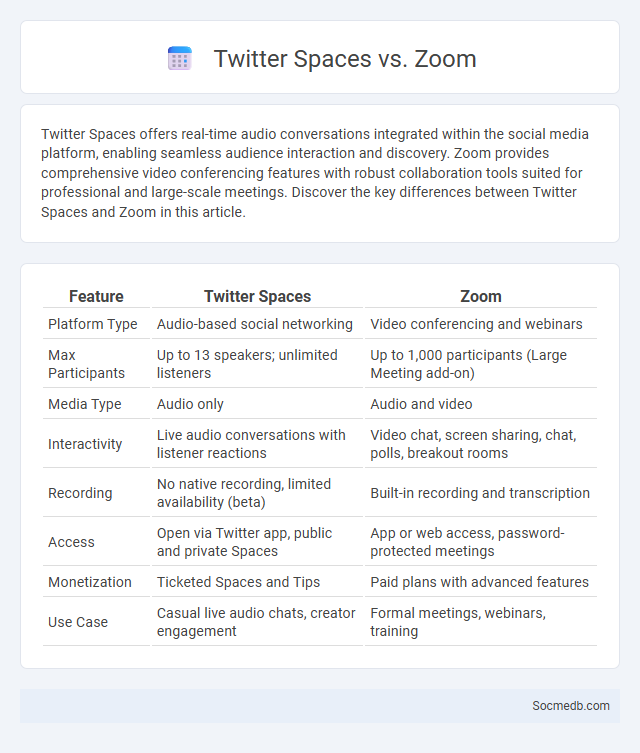 Twitter Spaces vs. Zoom - What is The Difference?