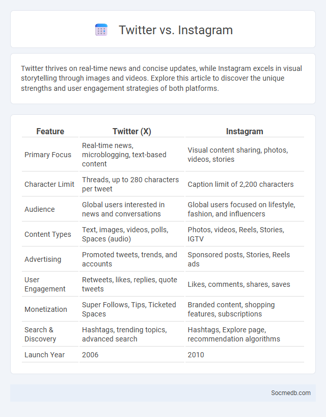 Twitter vs. Instagram - What is The Difference?