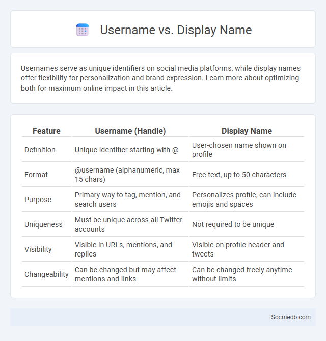 Username vs. Display Name - What is The Difference?