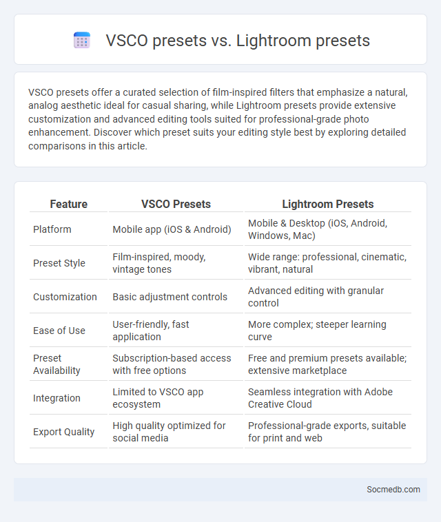VSCO presets vs. Lightroom presets - What is The Difference?