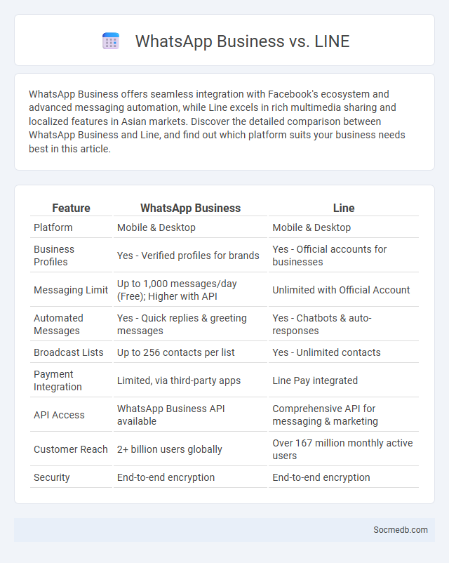 WhatsApp Business vs. LINE - What is The Difference?