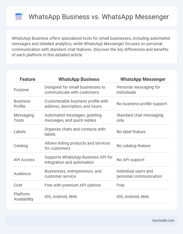 WhatsApp Business vs. WhatsApp Messenger - What is The Difference?