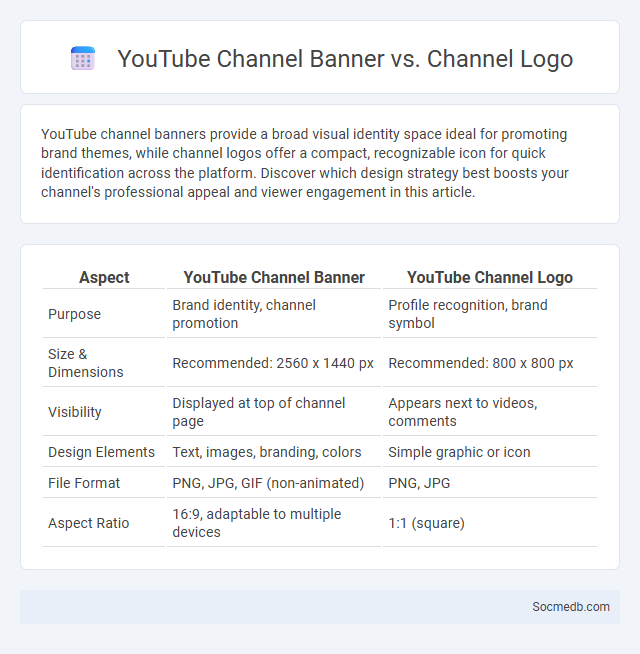 YouTube Channel Banner vs. Channel Logo - What is The Difference?