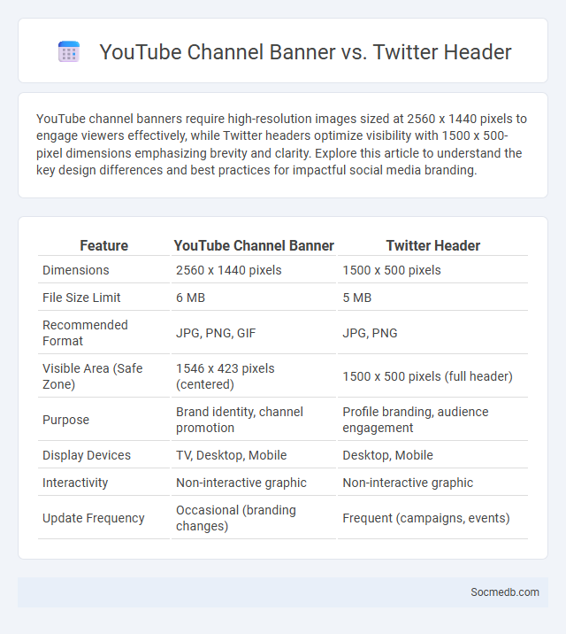 YouTube Channel Banner vs. Twitter Header - What is The Difference?