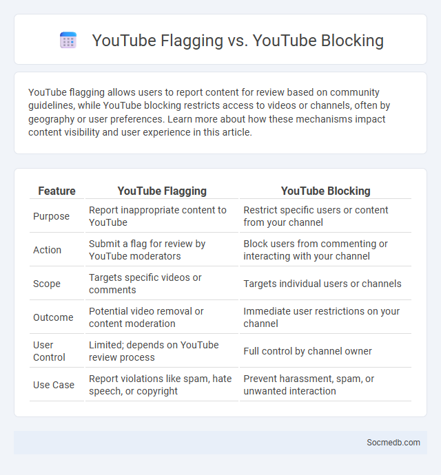 YouTube Flagging vs. YouTube Blocking - What is The Difference?
