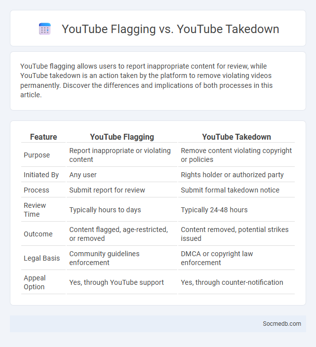 YouTube Flagging vs. YouTube Takedown - What is The Difference?