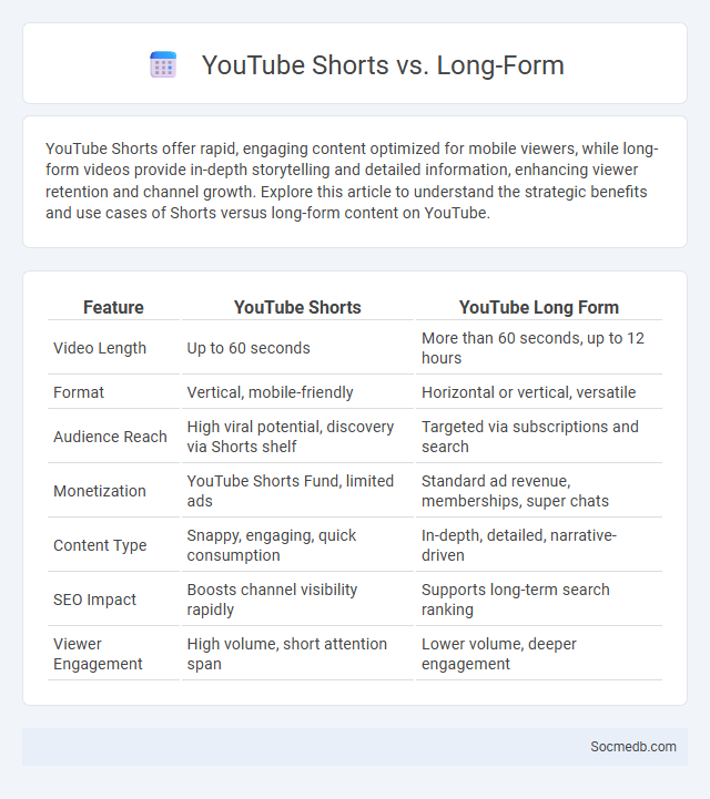 YouTube Shorts vs. Long-Form - What is The Difference?