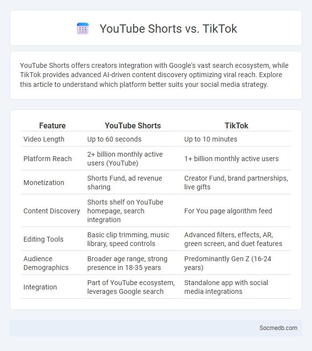 YouTube Shorts vs. TikTok - What is The Difference?