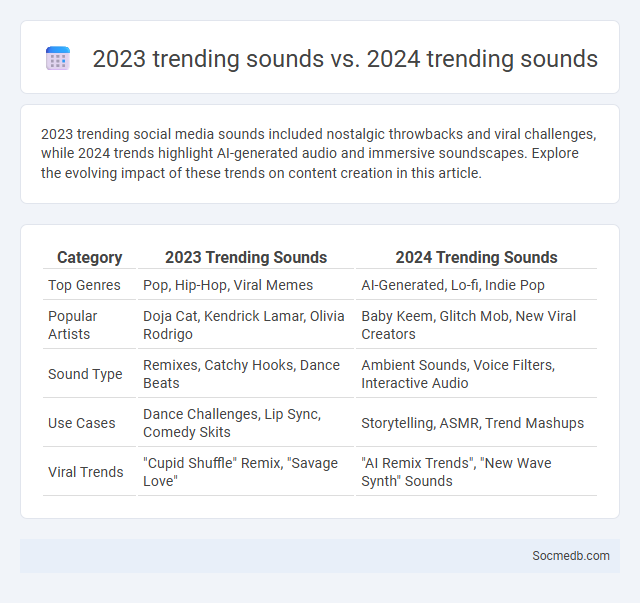 2023 trending sounds vs. 2024 trending sounds - What is The Difference?