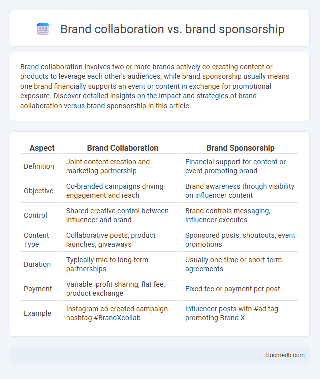 Brand collaboration vs. brand sponsorship - What is The Difference?