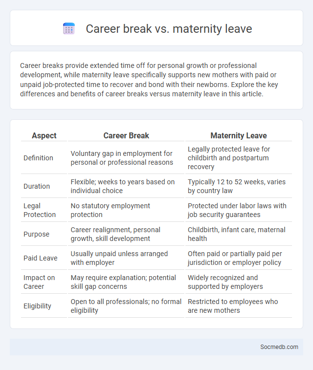 Career break vs. maternity leave - What is The Difference?