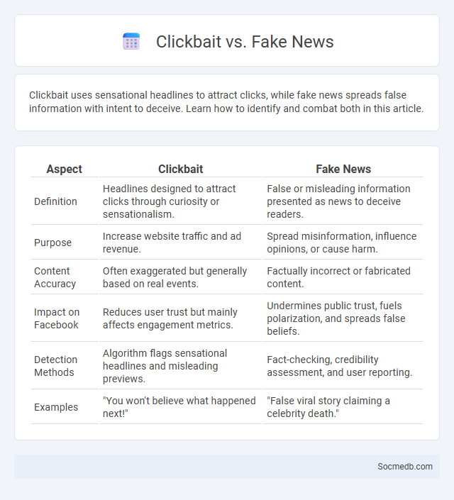 Clickbait vs. Fake News - What is The Difference?