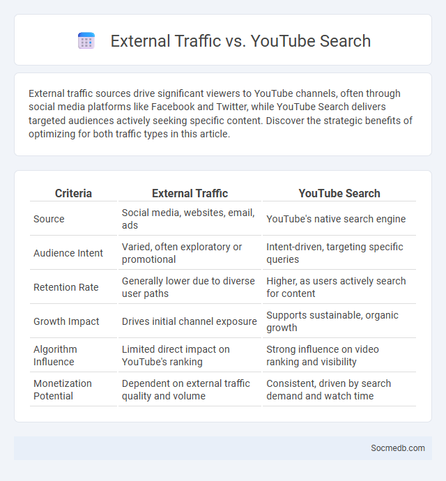 External Traffic vs. YouTube Search - What is The Difference?