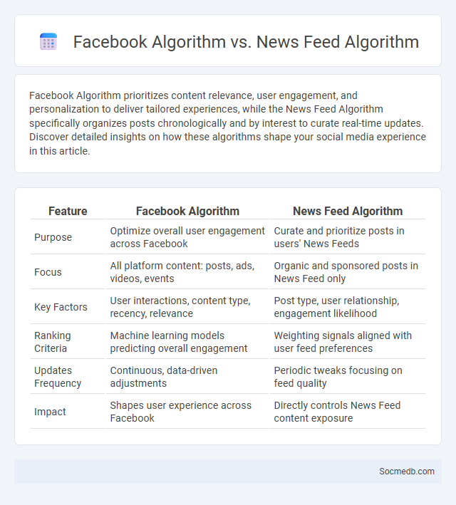 Facebook Algorithm vs. News Feed Algorithm - What is The Difference?