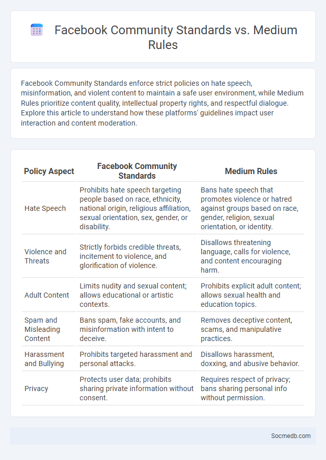 Facebook Community Standards vs. Medium Rules - What is The Difference?