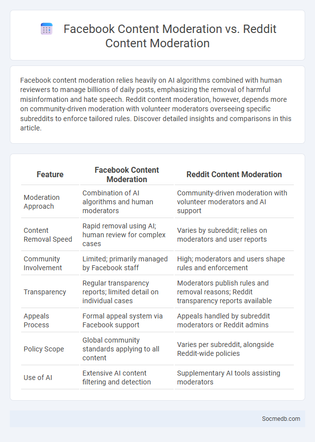 Facebook Content Moderation vs. Reddit Content Moderation - What is The Difference?