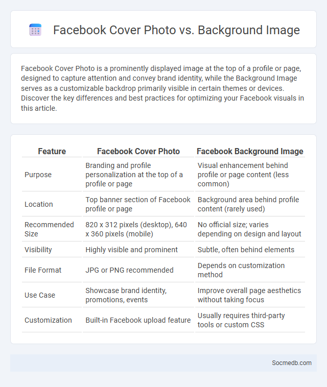 Facebook Cover Photo vs. Background Image - What is The Difference?
