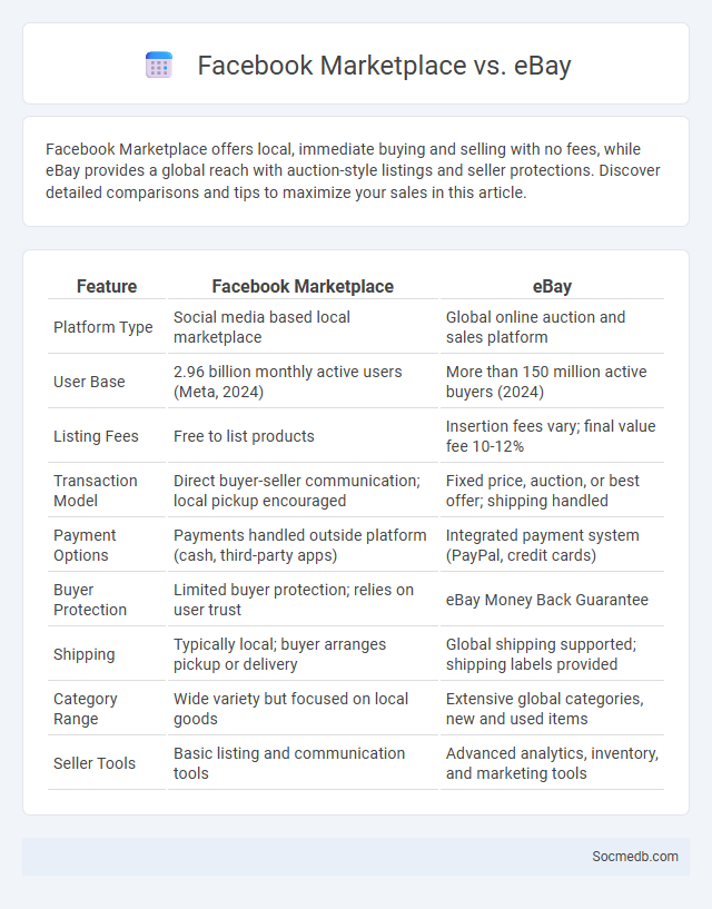 Facebook Marketplace vs. eBay - What is The Difference?