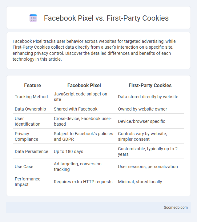 Facebook Pixel vs. First-Party Cookies - What is The Difference?