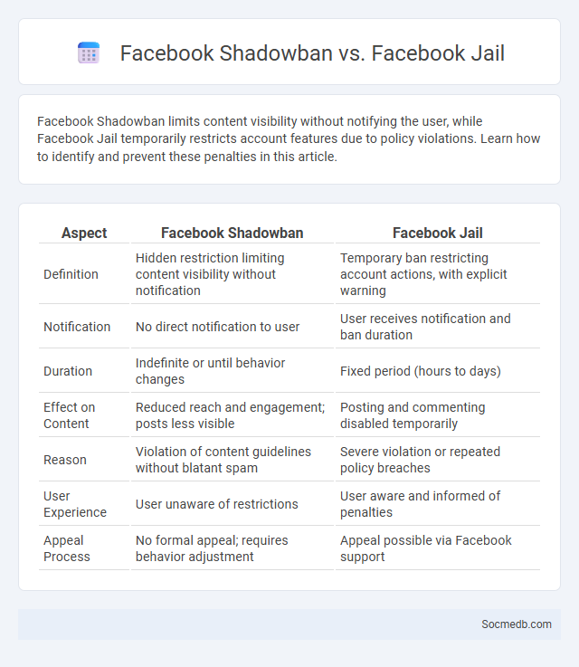 Facebook Shadowban vs. Facebook Jail - What is The Difference?