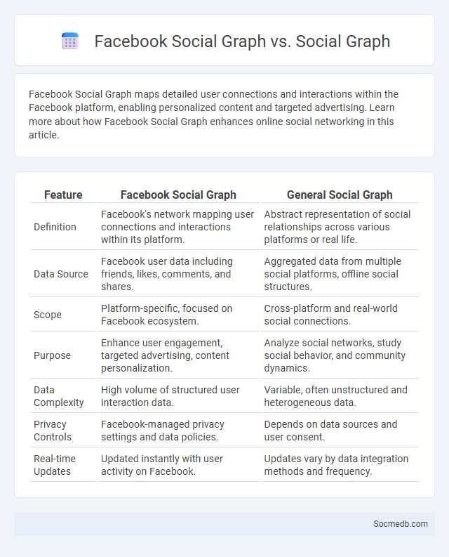 Facebook Social Graph vs. Social Graph - What is The Difference?