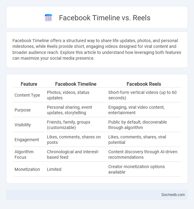 Facebook Timeline vs. Reels - What is The Difference?