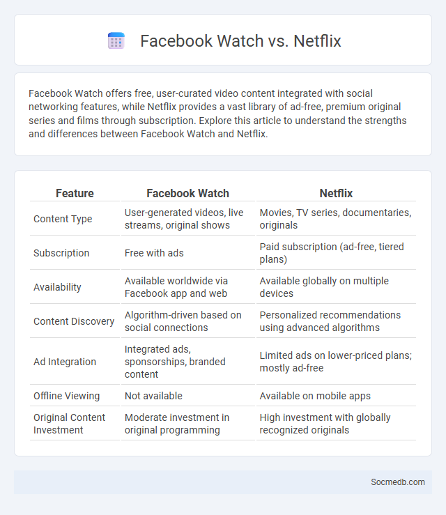 Facebook Watch vs. Netflix - What is The Difference?
