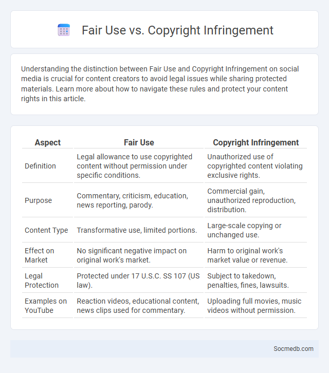Fair Use vs. Copyright Infringement - What is The Difference?