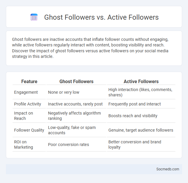 Ghost Followers vs. Active Followers - What is The Difference?