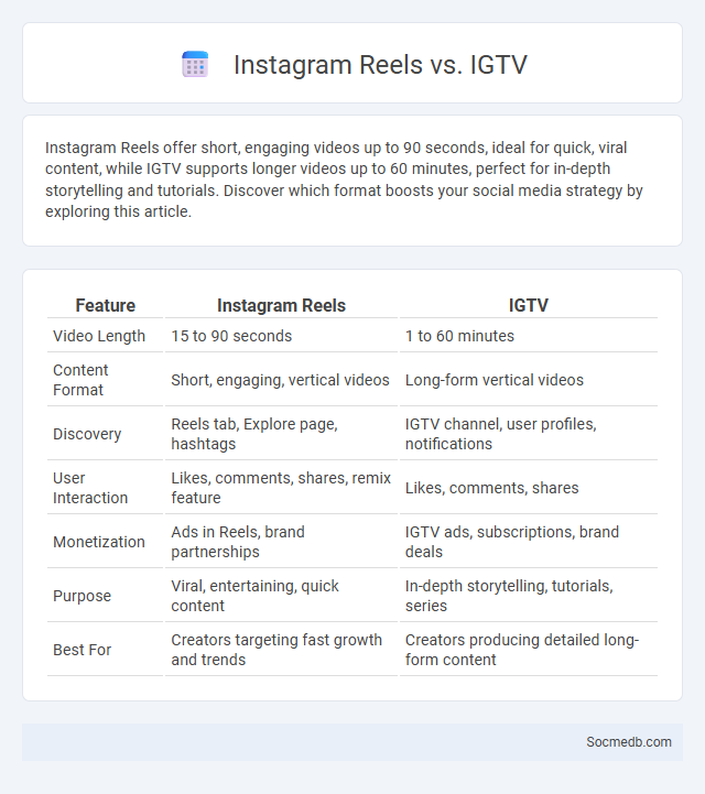 Instagram Reels vs. IGTV - What is The Difference?