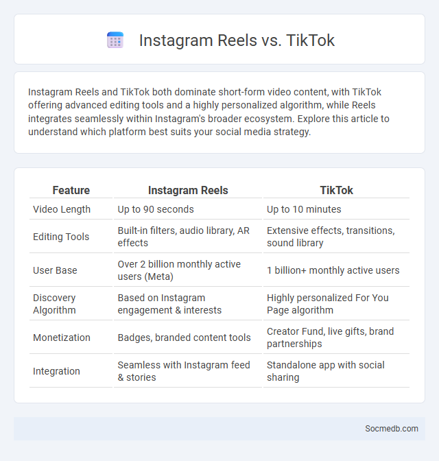 Instagram Reels vs. TikTok - What is The Difference?