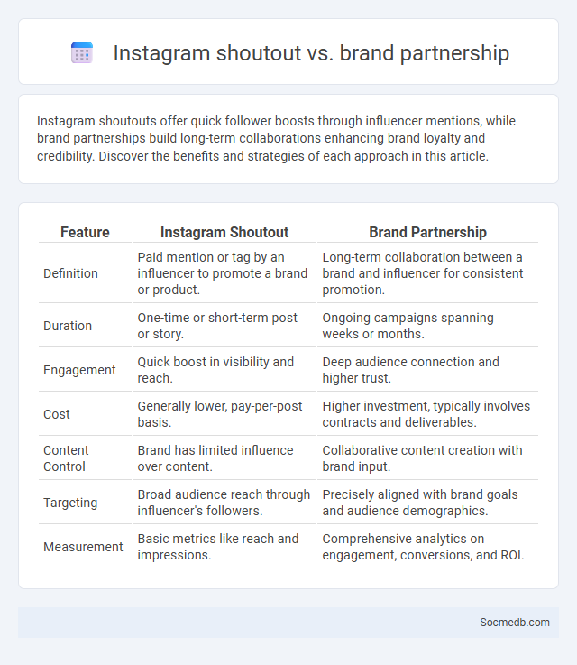Instagram shoutout vs. brand partnership - What is The Difference?