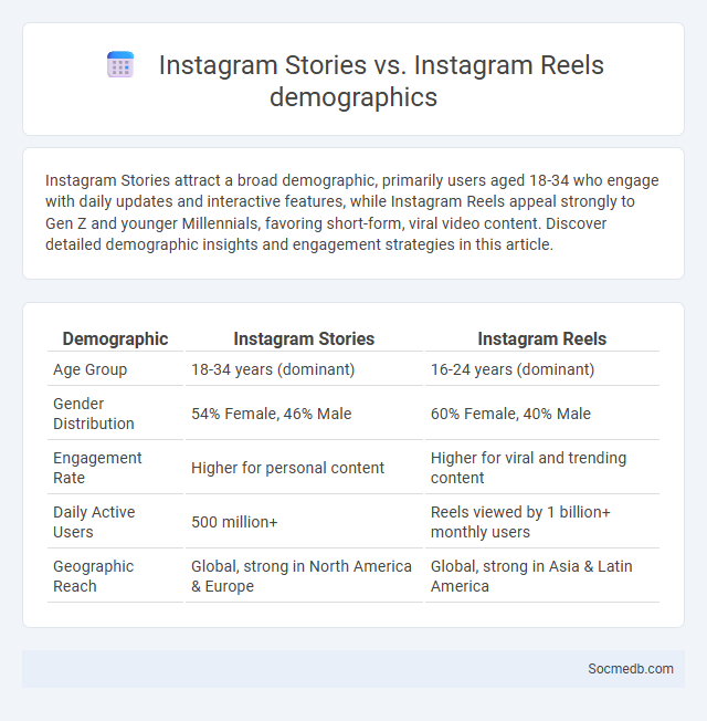 Instagram Stories vs. Instagram Reels demographics - What is The Difference?