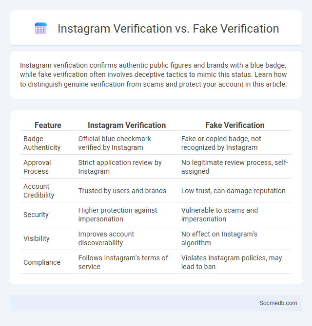 Instagram Verification vs. Fake Verification - What is The Difference?