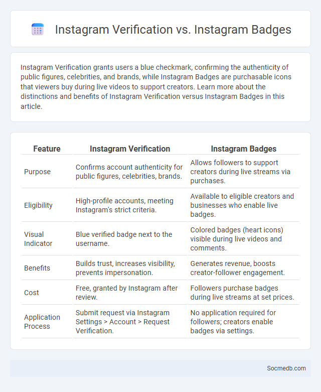 Instagram Verification vs. Instagram Badges - What is The Difference?
