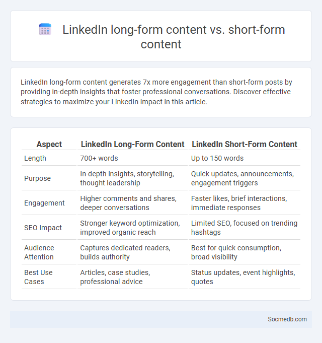 LinkedIn long-form content vs. short-form content - What is The Difference?