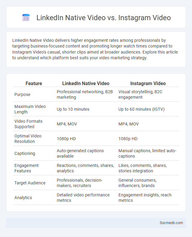 LinkedIn Native Video vs. Instagram Video - What is The Difference?