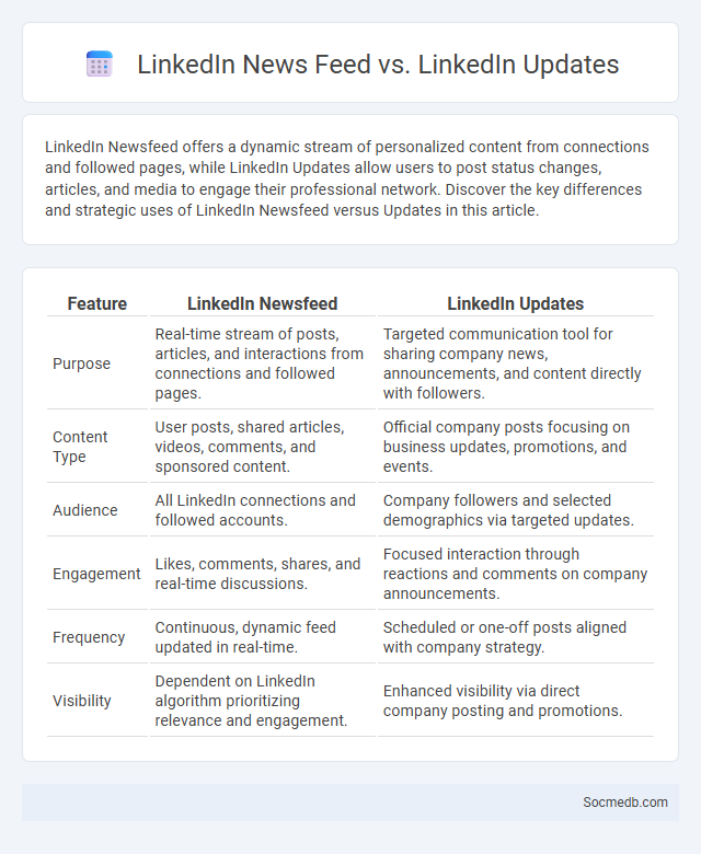 LinkedIn News Feed vs. LinkedIn Updates - What is The Difference?