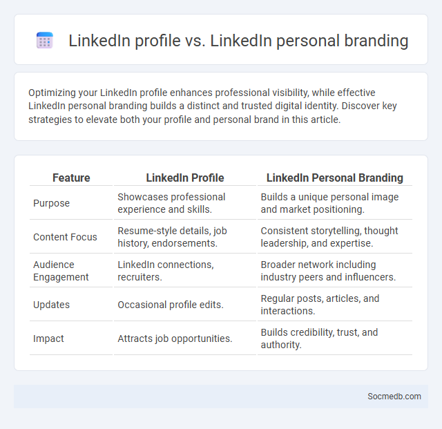 LinkedIn profile vs. LinkedIn personal branding - What is The Difference?