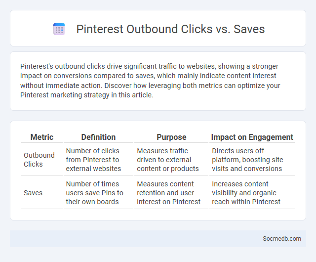 Pinterest Outbound Clicks vs. Saves - What is The Difference?
