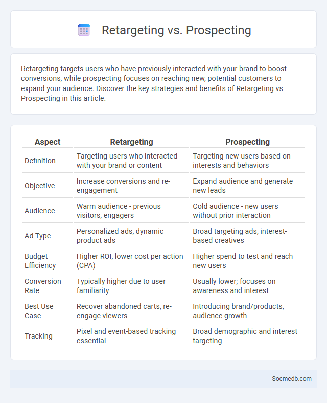 Retargeting vs. Prospecting - What is The Difference?