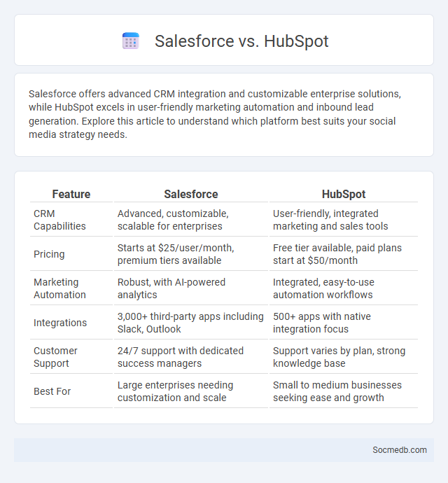 Salesforce vs. HubSpot - What is The Difference?