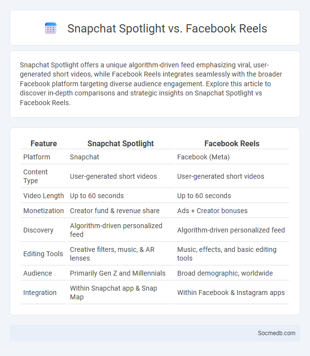 Snapchat Spotlight vs. Facebook Reels - What is The Difference?