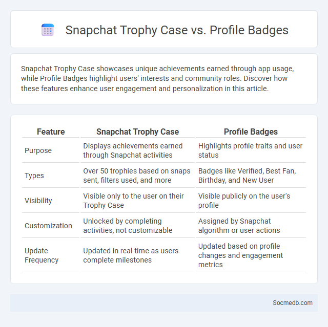Snapchat Trophy Case vs. Profile Badges - What is The Difference?